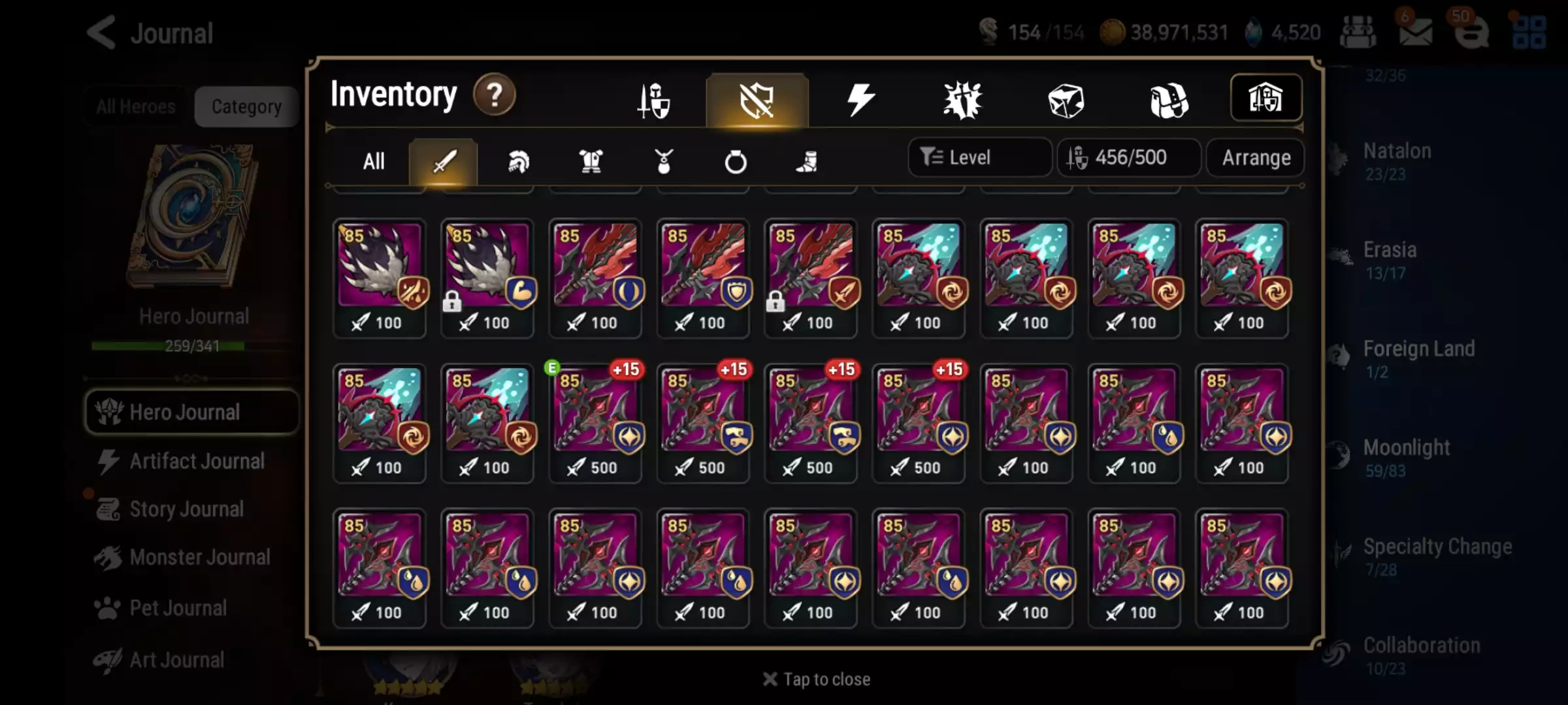 Ảnh 29ml + Headhunt + Pity mystic 200 gear 90 Max spd 306 Os all hunt trừ c13 Rift auto ngon